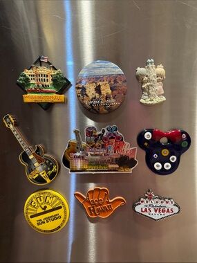 Assorted Souvenir Travel Magnets-Refrigerator Magnets